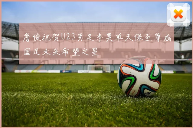 詹俊祝贺U23男足李昊单天保至尊成国足未来希望之星